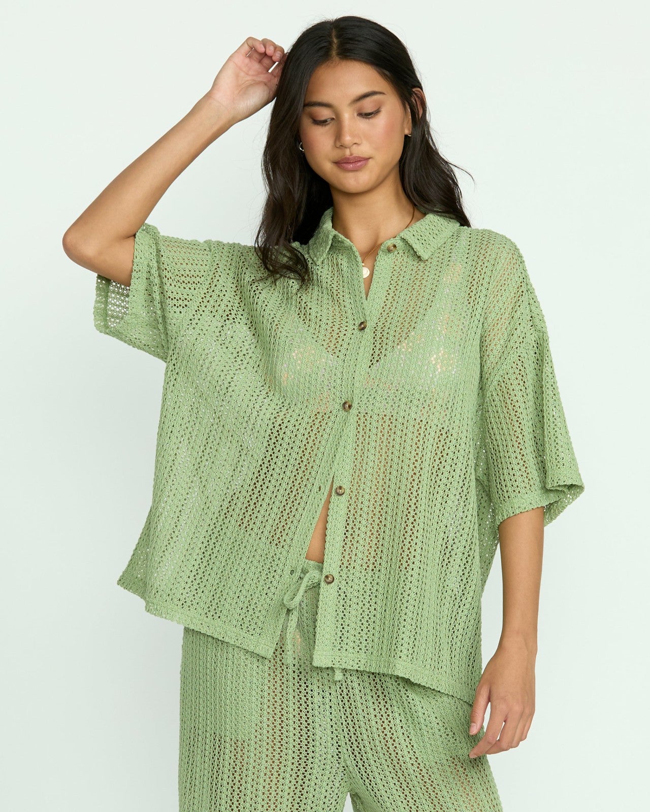 Largo Overshirt | Pistachio Billabong