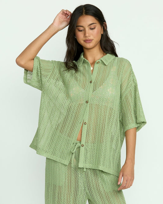 Largo Overshirt | Pistachio Billabong
