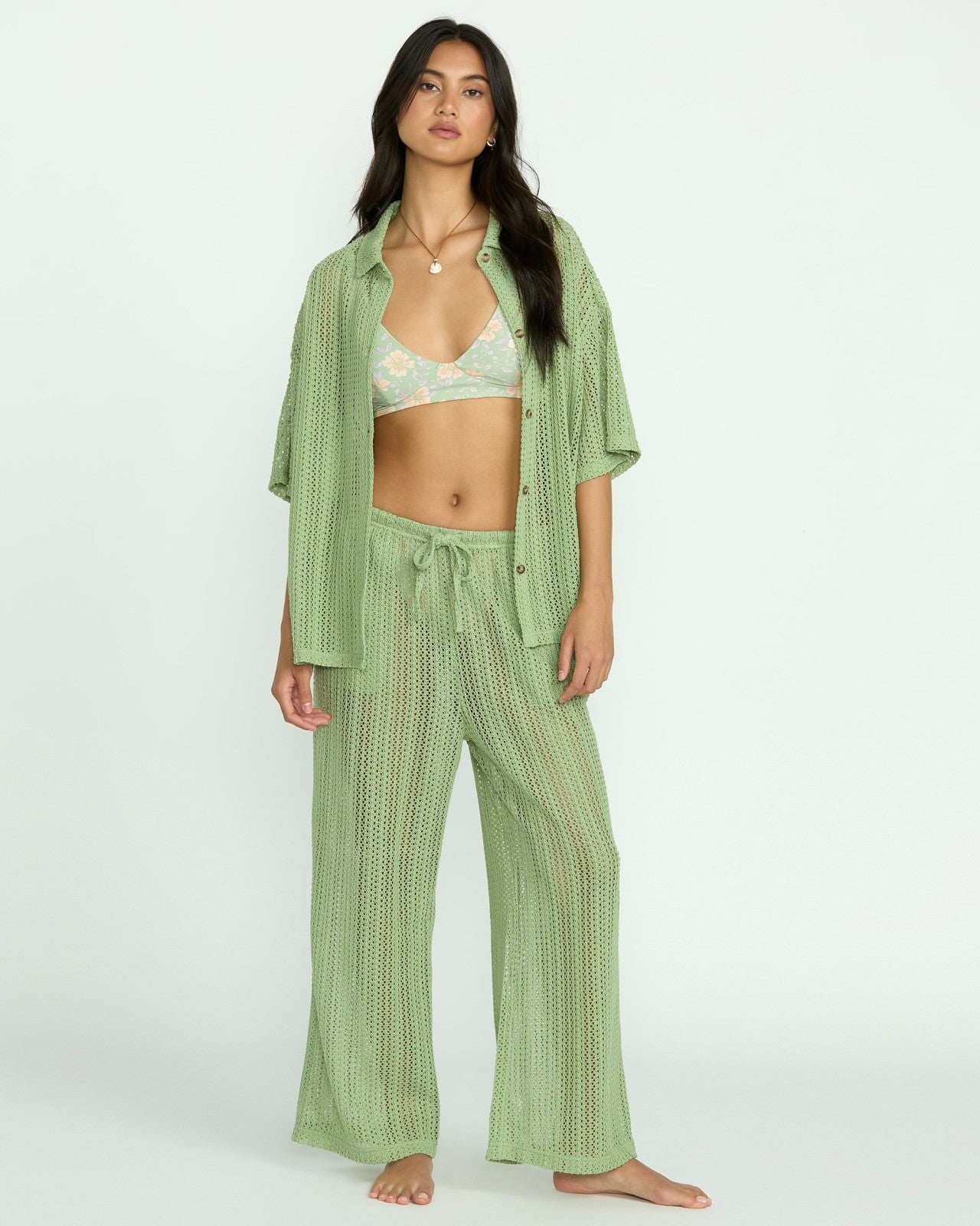 Largo Overshirt | Pistachio Billabong