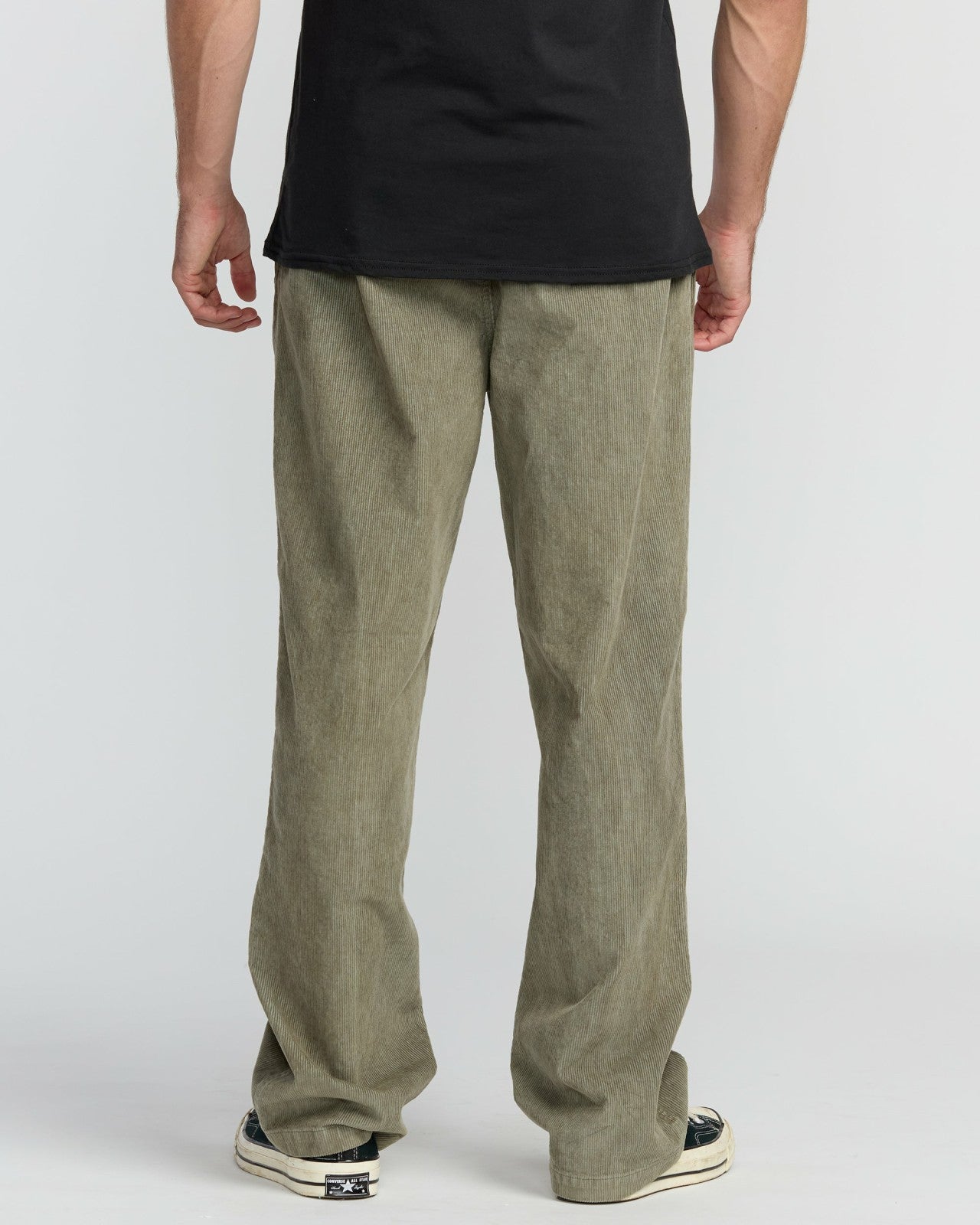 Larry Elastic Waist Corduroy Pants | Green Ash Billabong