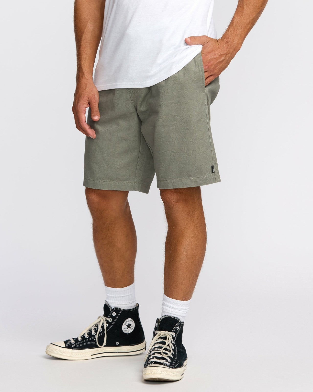 Larry Laybacks 19" Twill Shorts | Green Ash Billabong