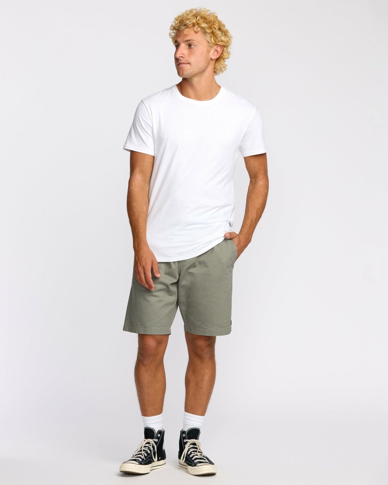 Larry Laybacks 19" Twill Shorts | Green Ash Billabong