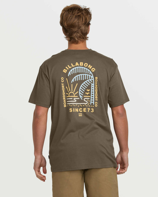 Last Light Premium Tee | Brown Billabong