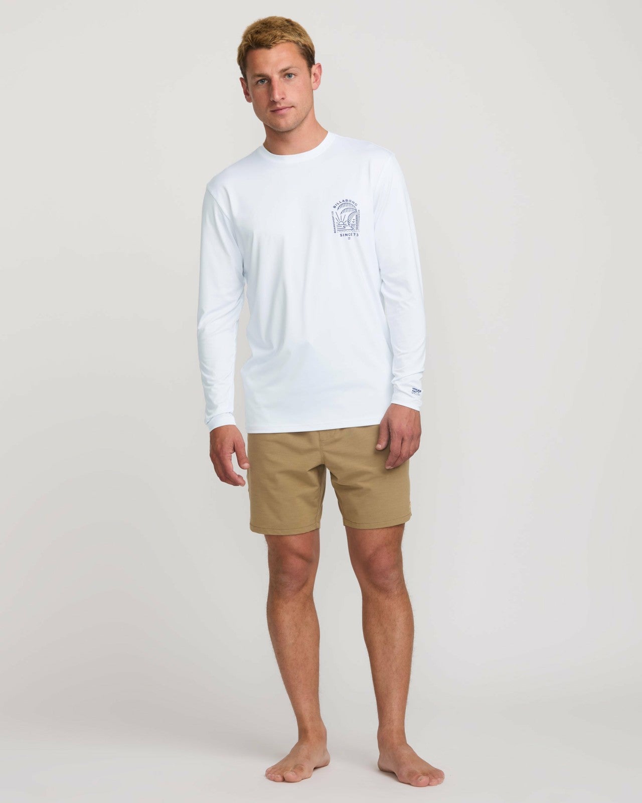 Last Night Loose Fit Long Sleeve Surf Tee | White Billabong