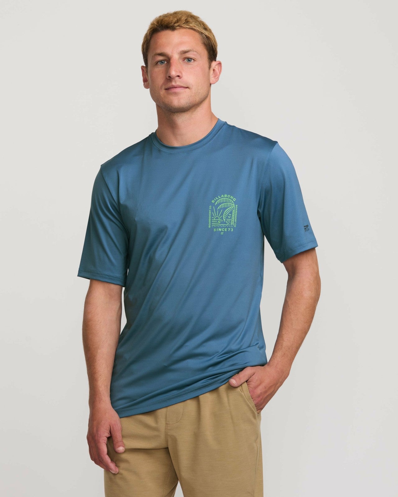 Last Night Loose Fit Short Sleeve Surf Tee | Bay Blue Billabong