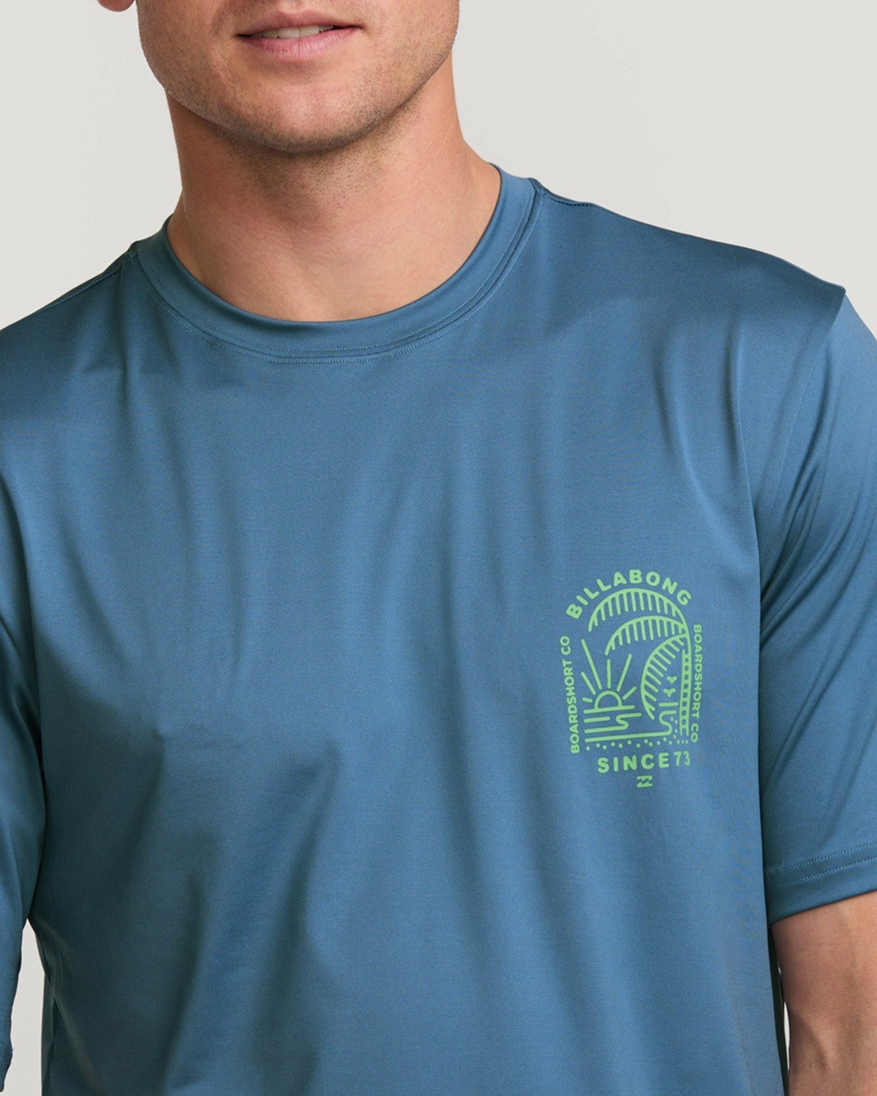 Last Night Loose Fit Short Sleeve Surf Tee | Bay Blue Billabong