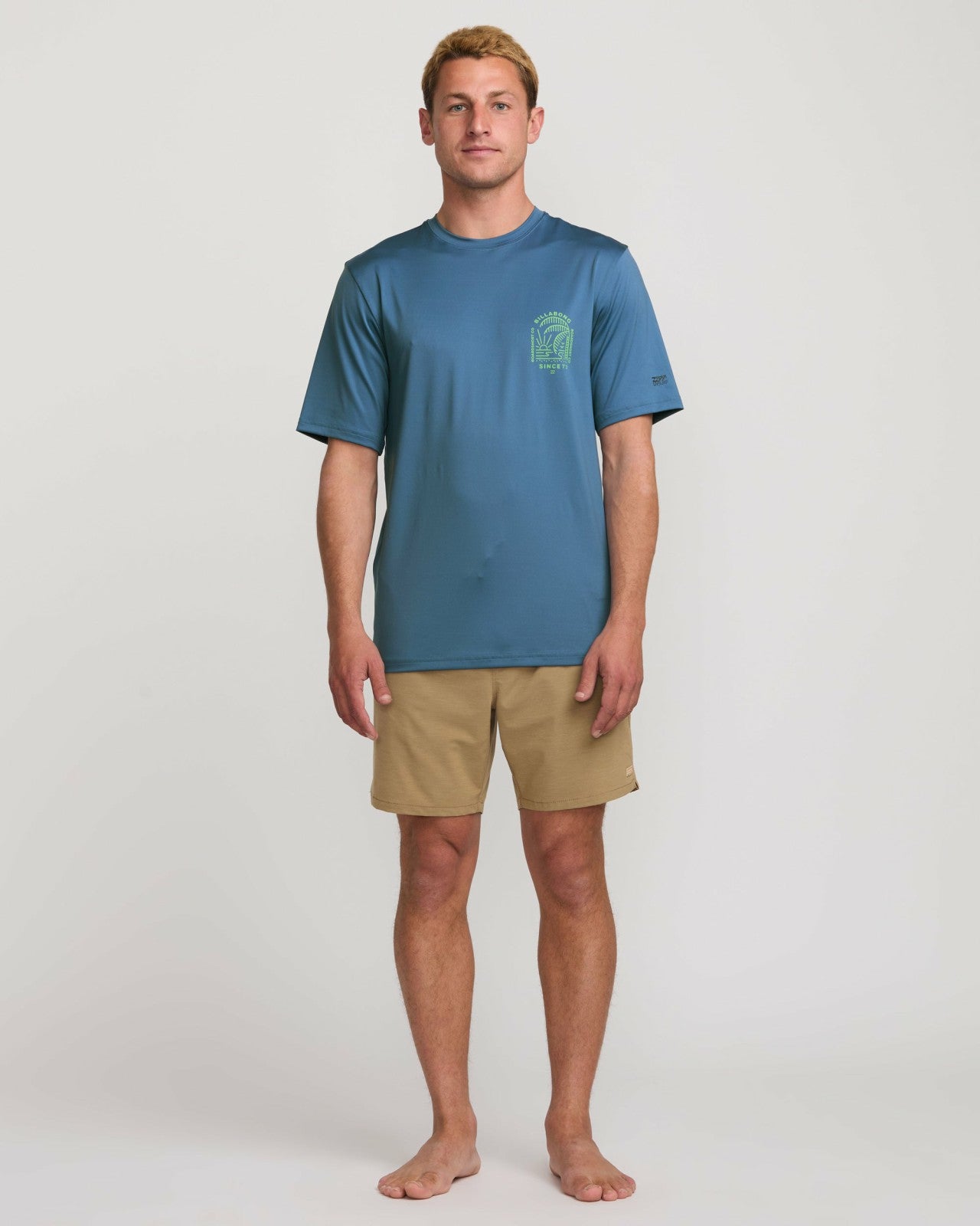Last Night Loose Fit Short Sleeve Surf Tee | Bay Blue Billabong