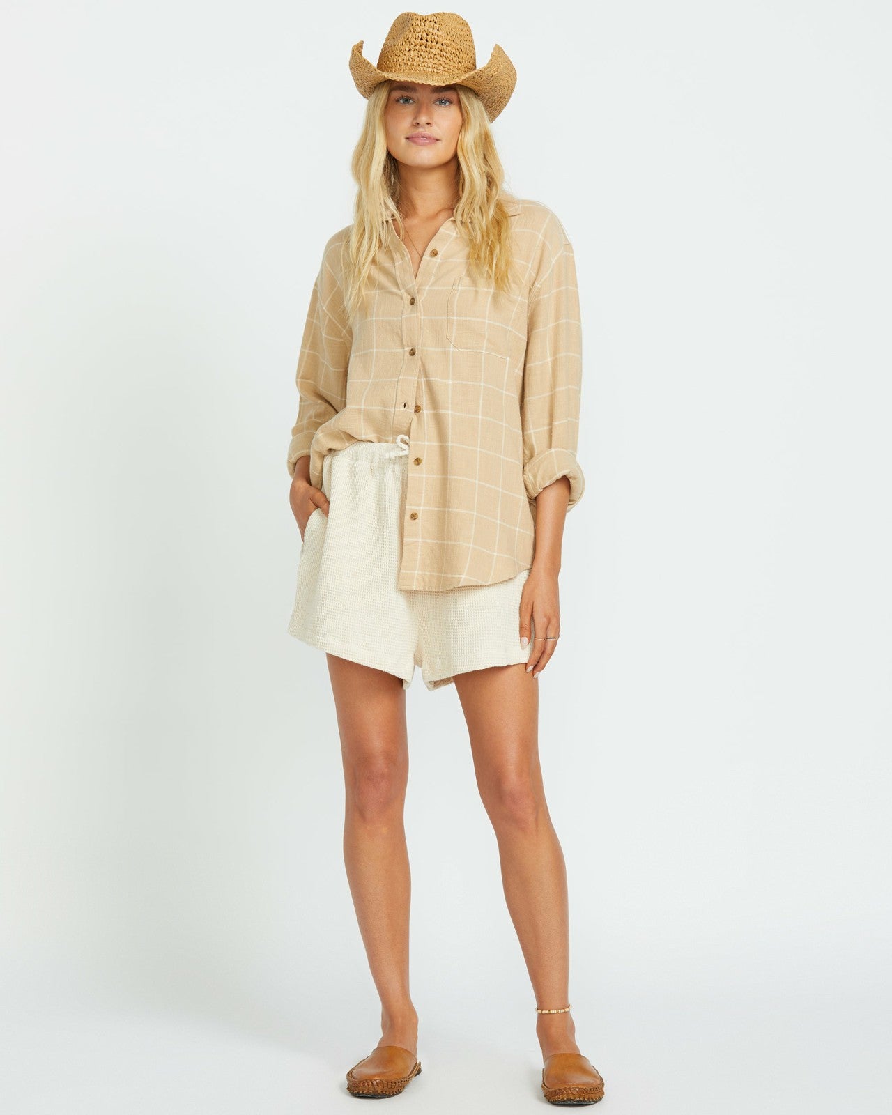 Layer Up Long Sleeve Shirt | Khaki Billabong