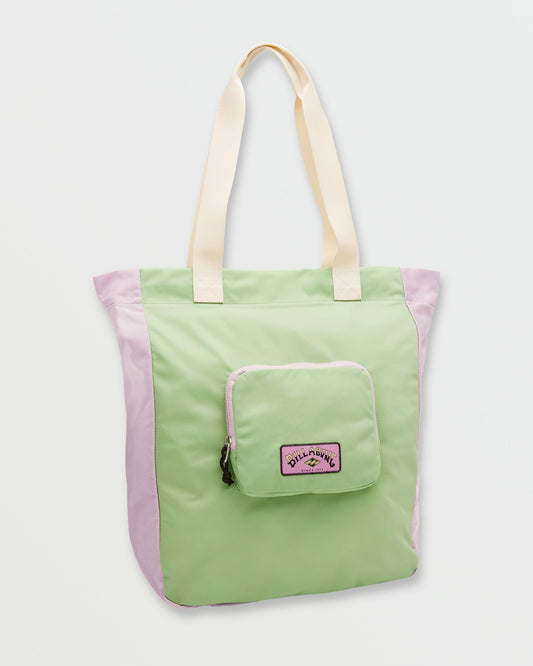 Lightweight Packable Tote Bag | Pistachio Billabong