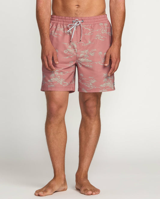 Lineup Laybacks 16" Trunks | Dusty Rose Billabong