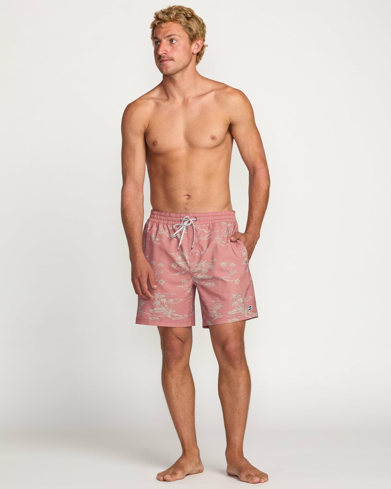 Lineup Laybacks 16" Trunks | Dusty Rose Billabong