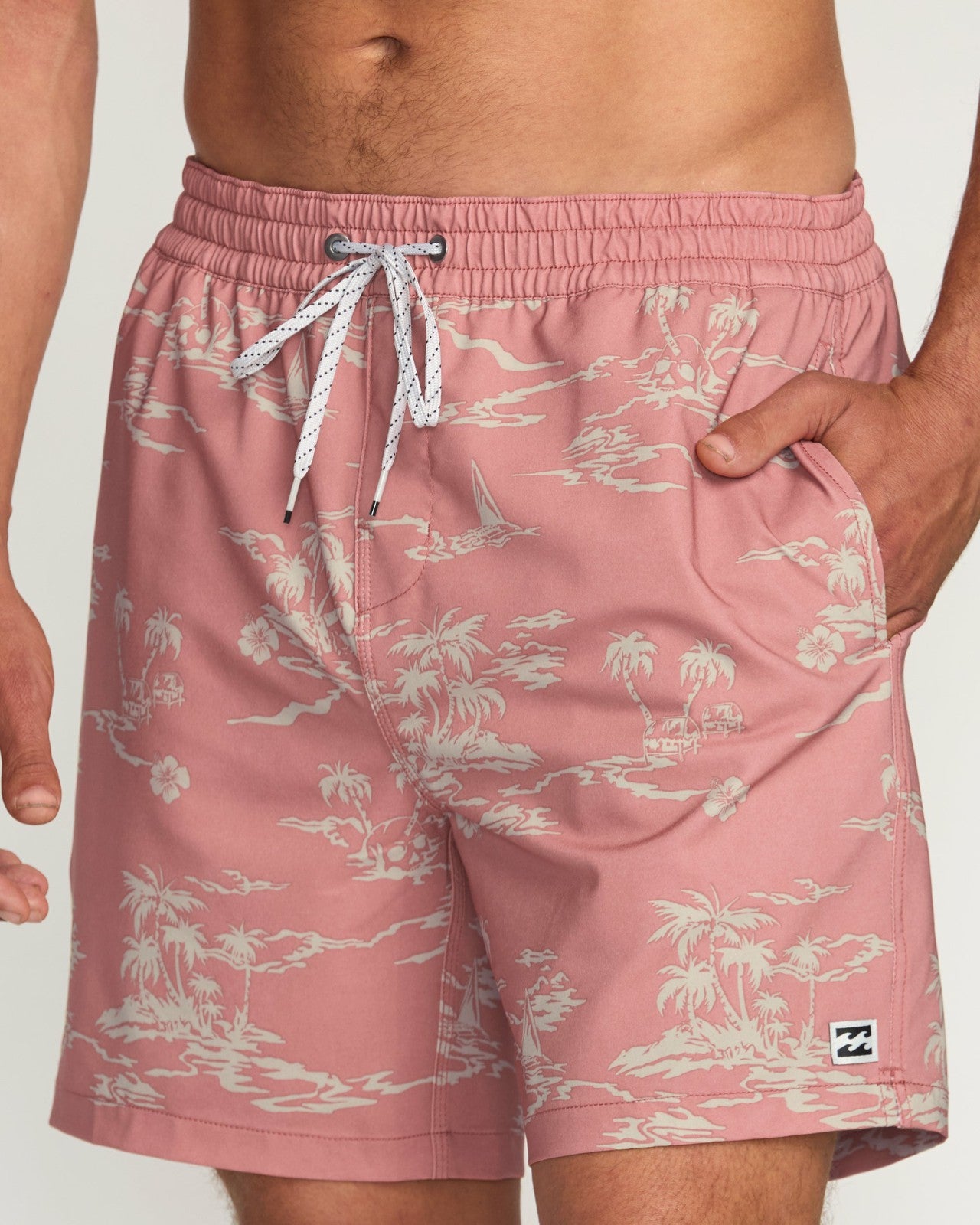 Lineup Laybacks 16" Trunks | Dusty Rose Billabong
