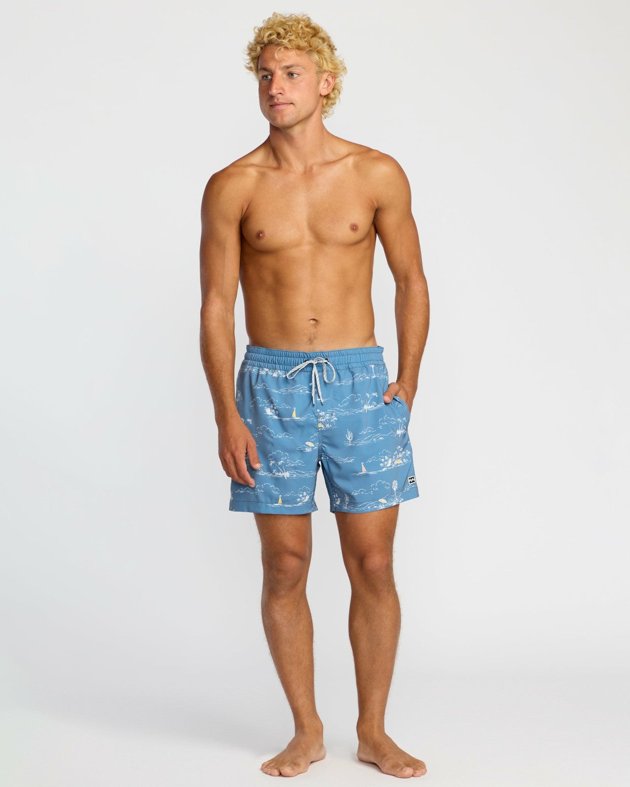 Lineup Laybacks 16" Trunks | Steel Blue Billabong