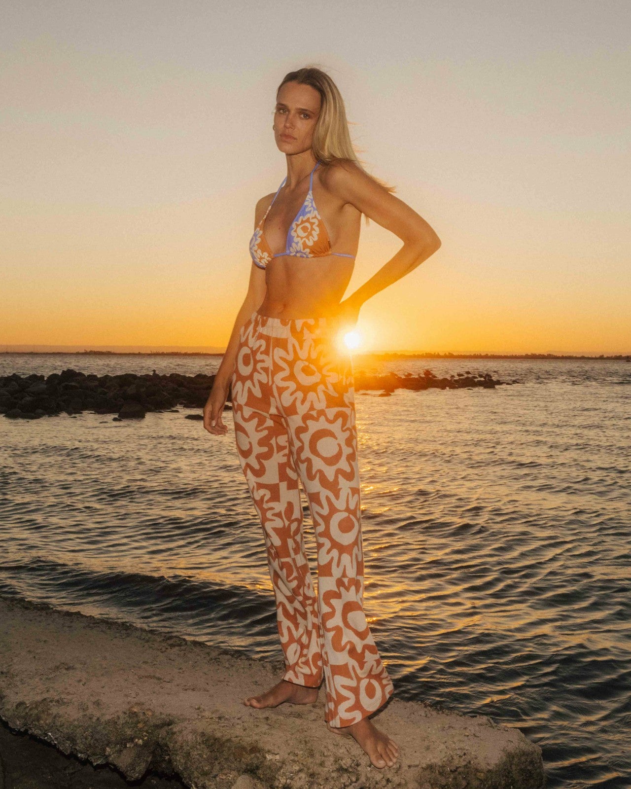 Lost Waves Knit Pants | Sunburnt Billabong