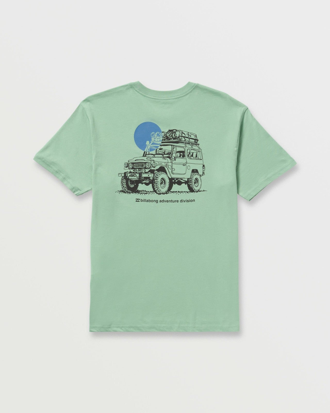 Making Tracks A/Div Tee | Mist Green Billabong