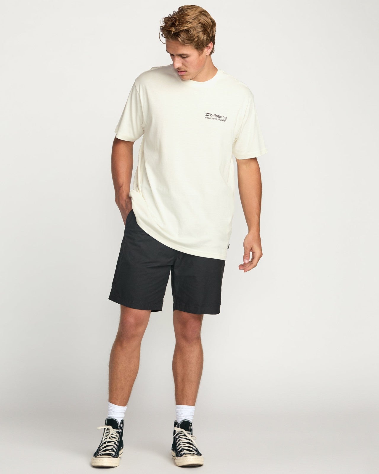 Making Tracks A/Div Tee | Off White Billabong