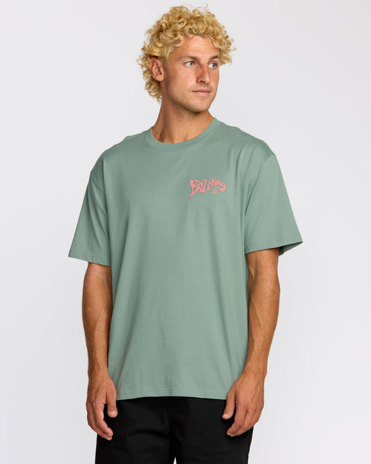 Morning Haze Regular Short Sleeve T-Shirt | Mineral Blue Billabong