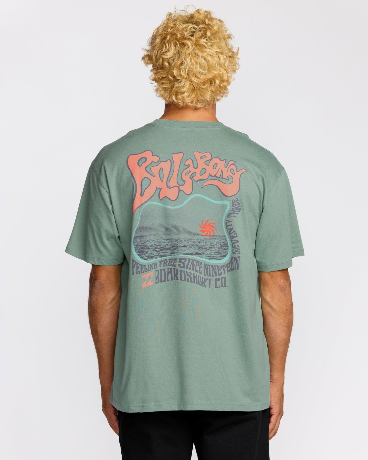 Morning Haze Regular Short Sleeve T-Shirt | Mineral Blue Billabong