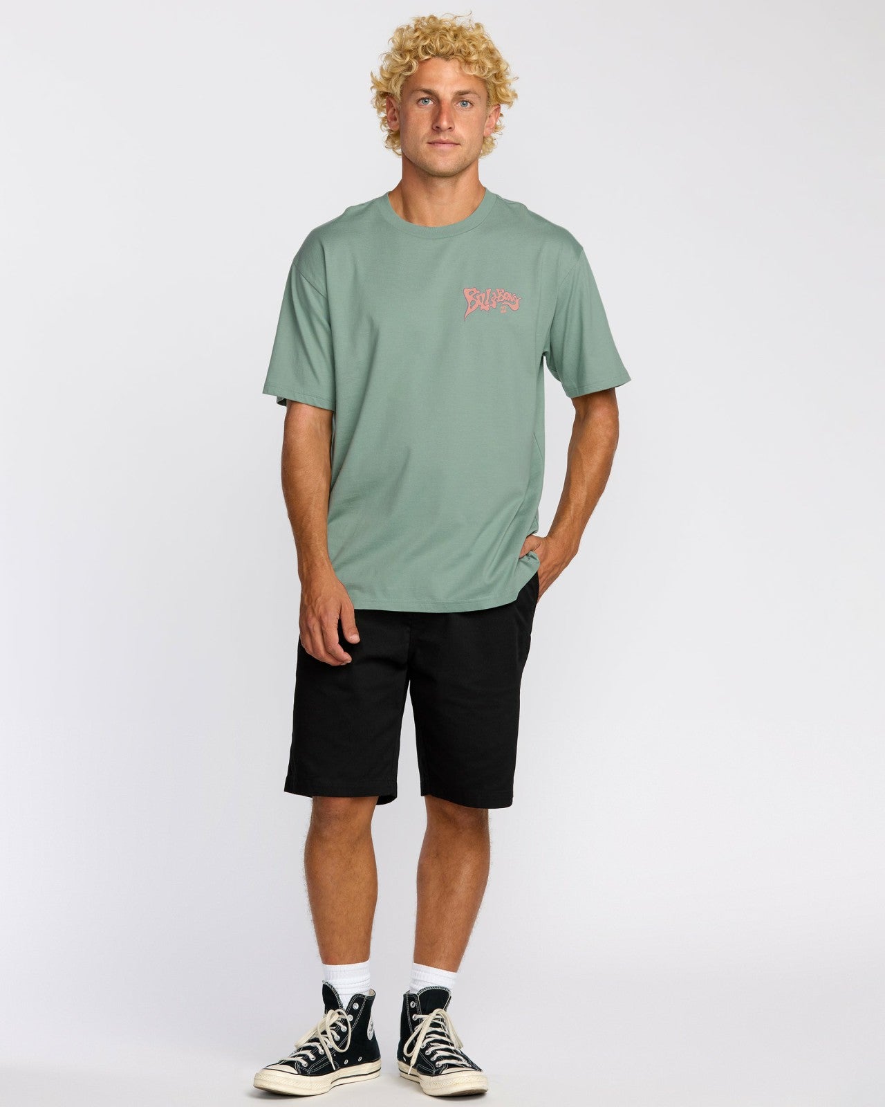 Morning Haze Regular Short Sleeve T-Shirt | Mineral Blue Billabong