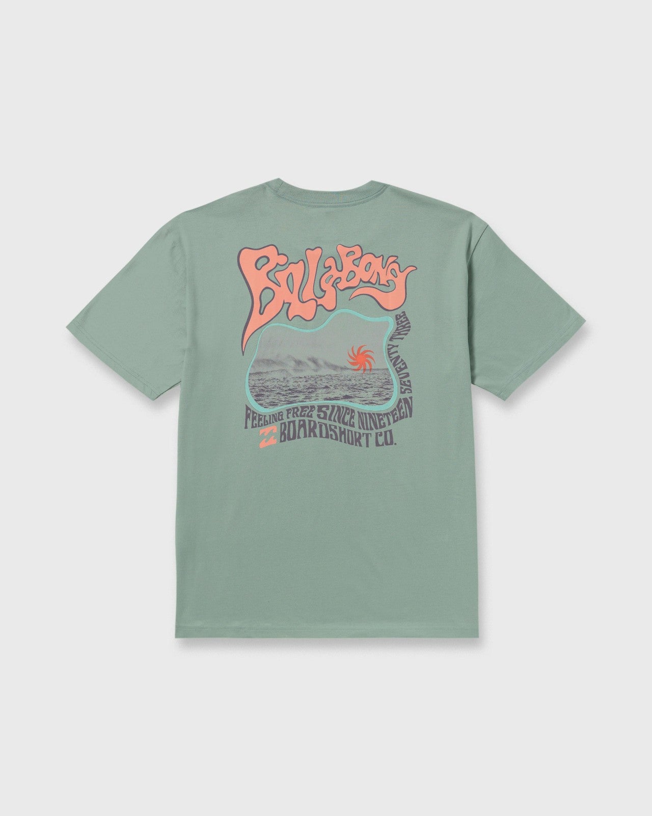 Morning Haze Regular Short Sleeve T-Shirt | Mineral Blue Billabong