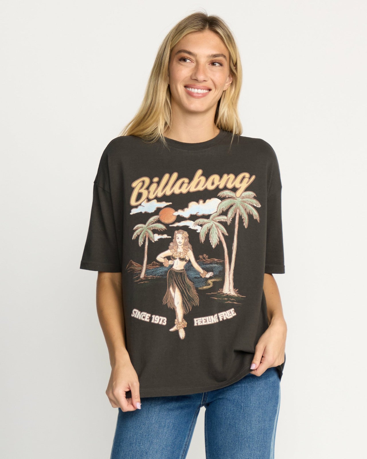 My Sunny Girl T-Shirt | Off Black Billabong