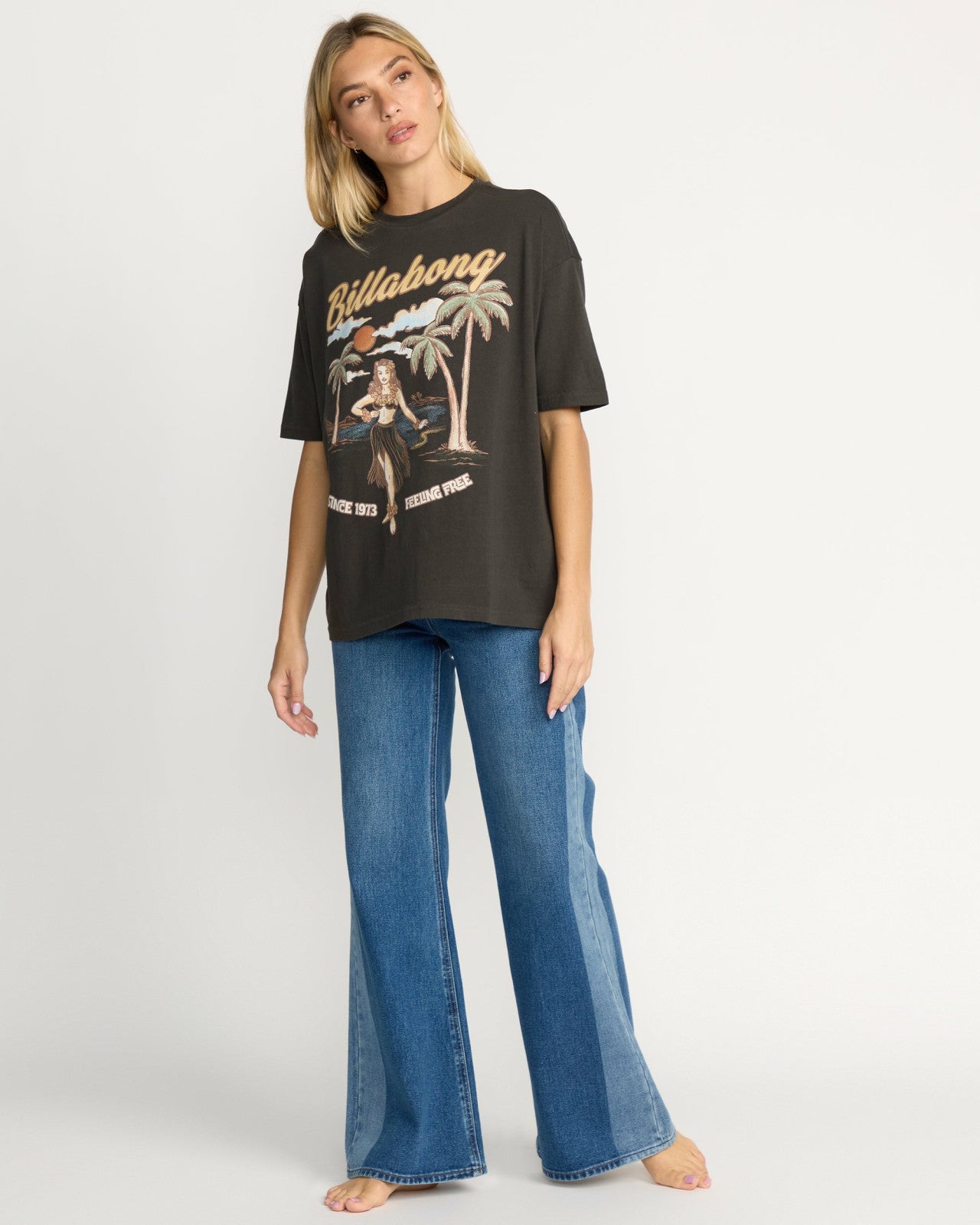 My Sunny Girl T-Shirt | Off Black Billabong