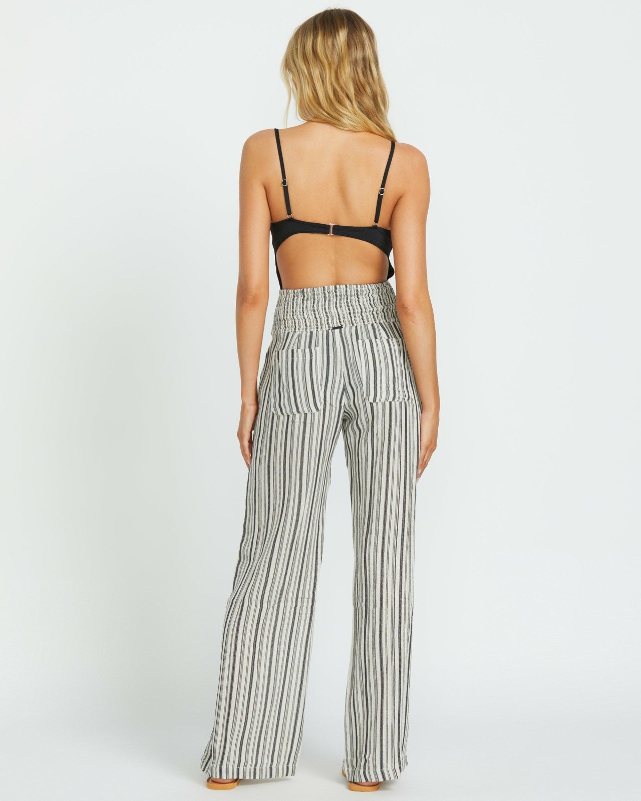 New Waves 2 Elastic Waist Pants | Black Pebble Billabong