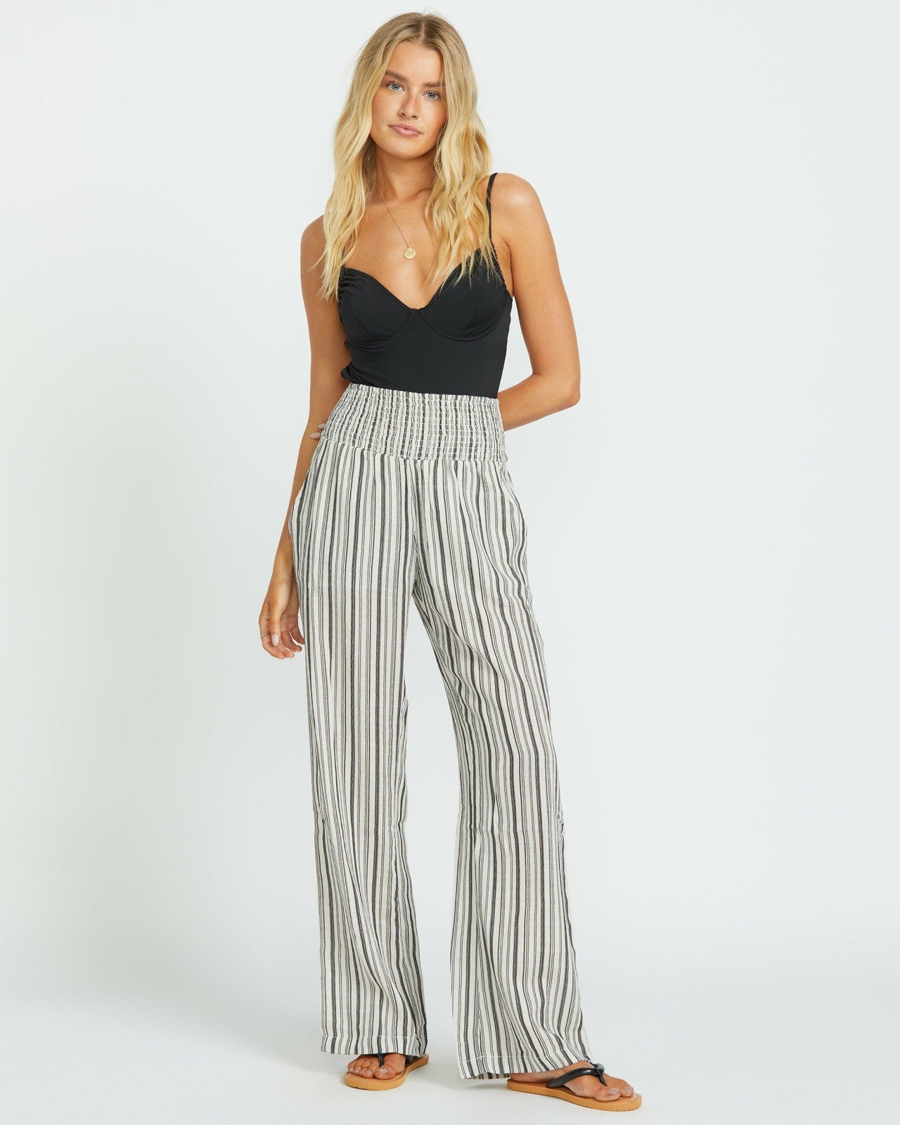 New Waves 2 Elastic Waist Pants | Black Pebble Billabong