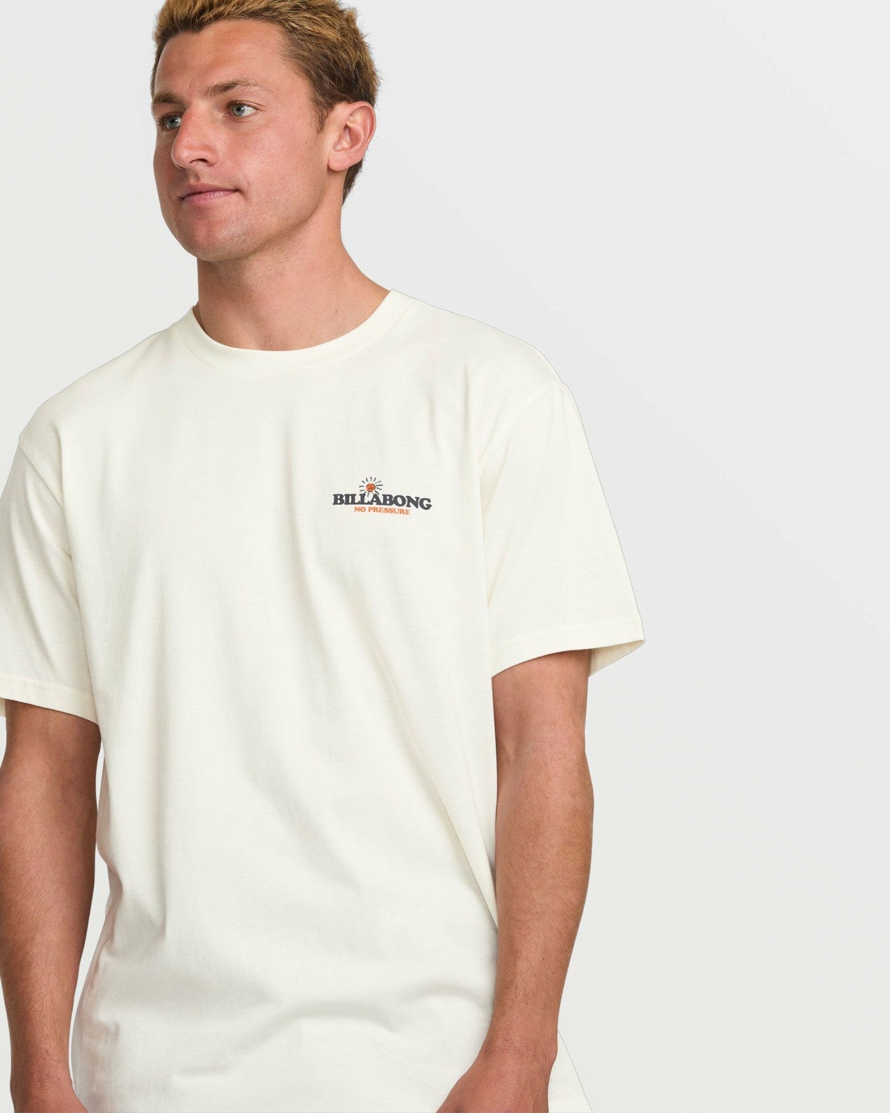 No Pressure Premium Tee | Off White Billabong