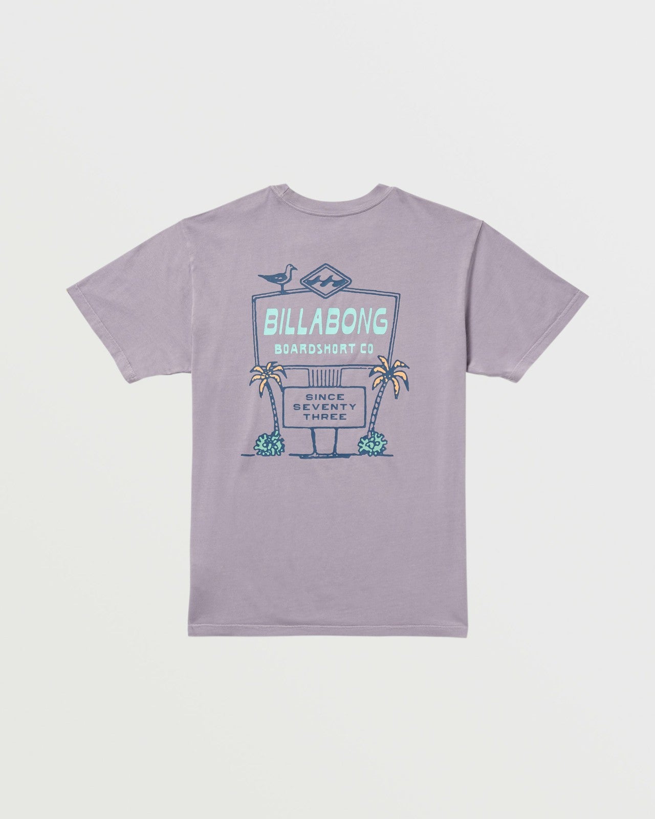No Vacancy Premium Wave Wash Tee | Light Purple Billabong