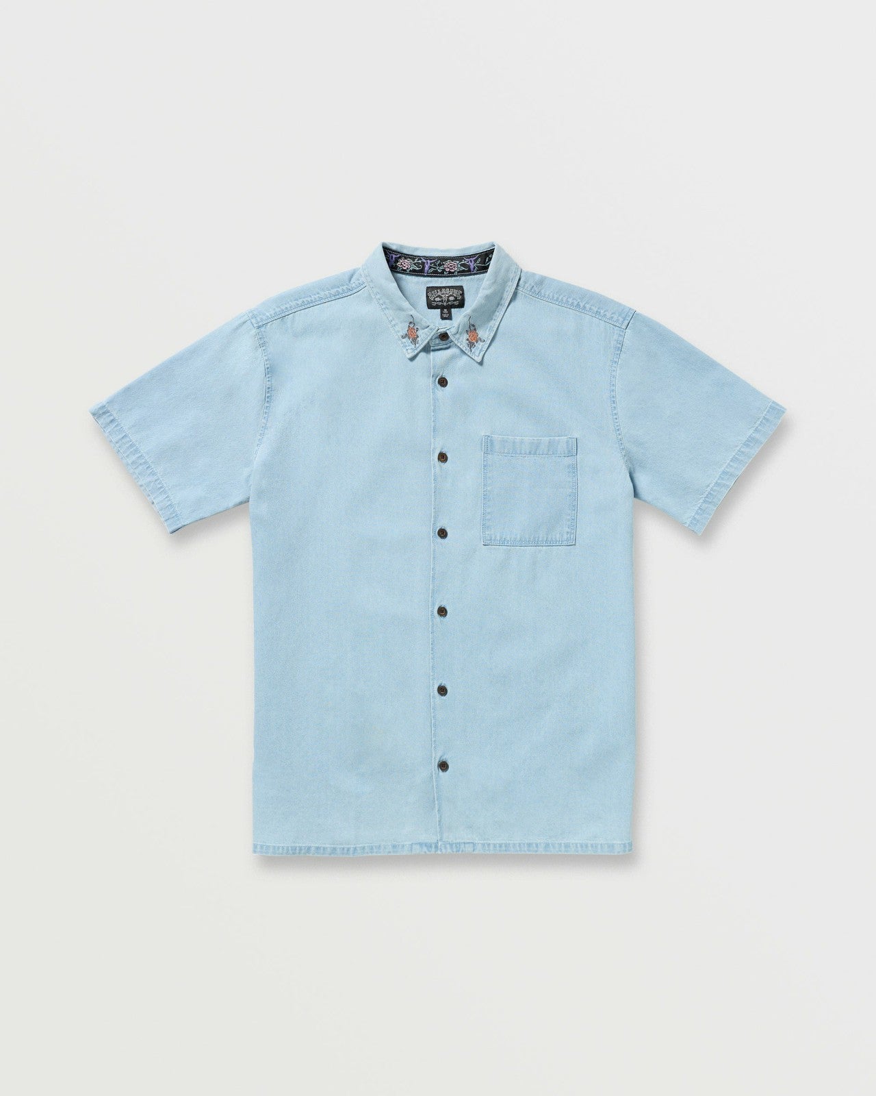 Occy Short Sleeve Shirt | Cloud Blue Billabong