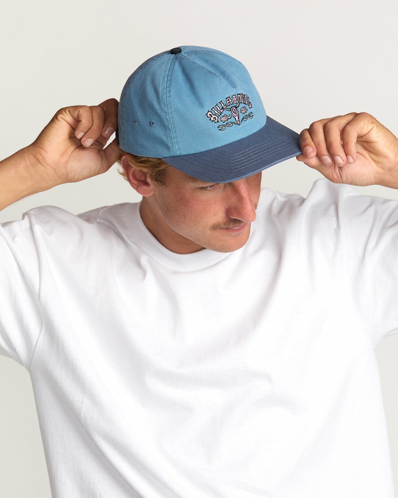 Occy Strapback Hat | Cloud Blue Billabong