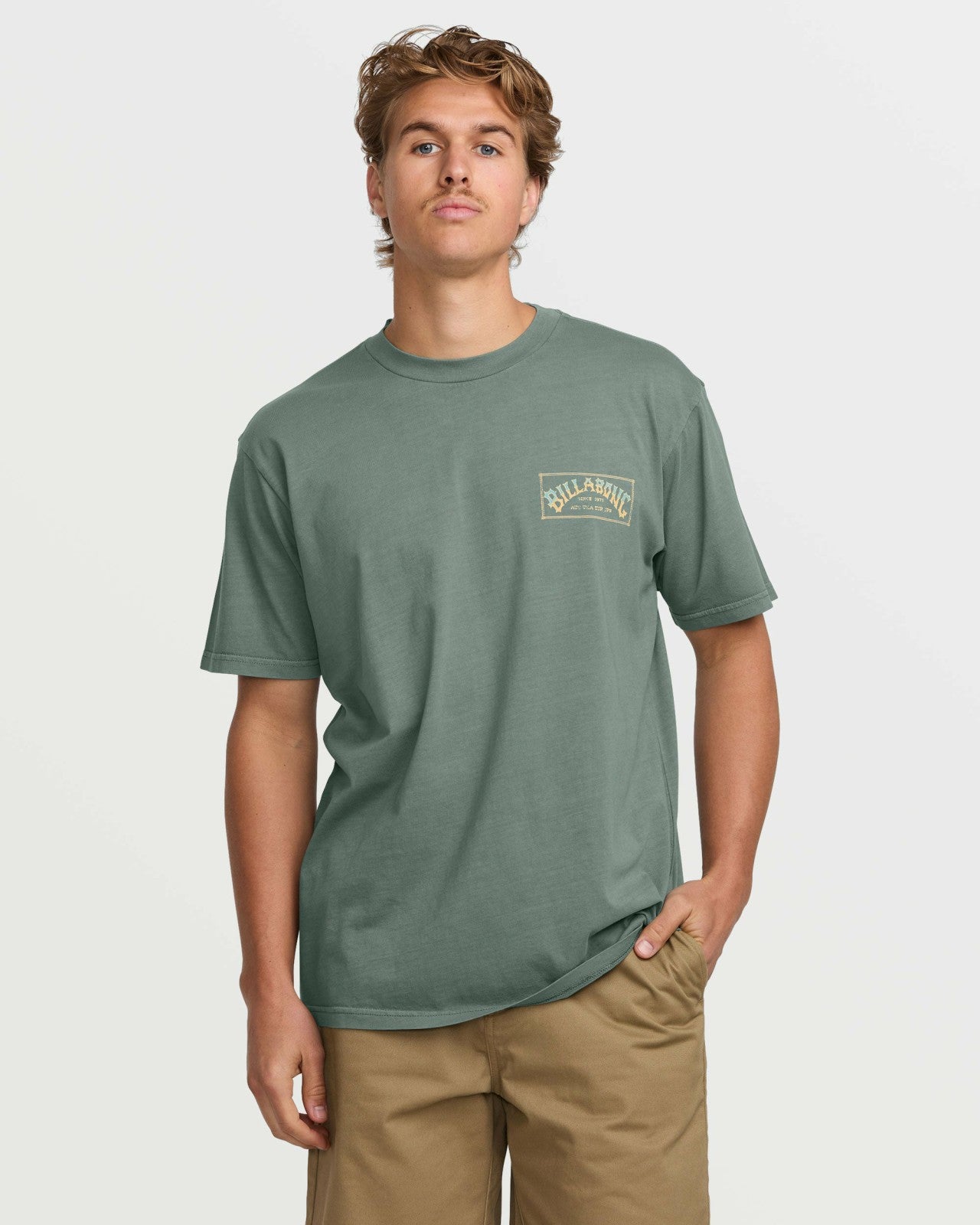 Original Arch Premium Wave Wash Tee | Dark Slate Billabong