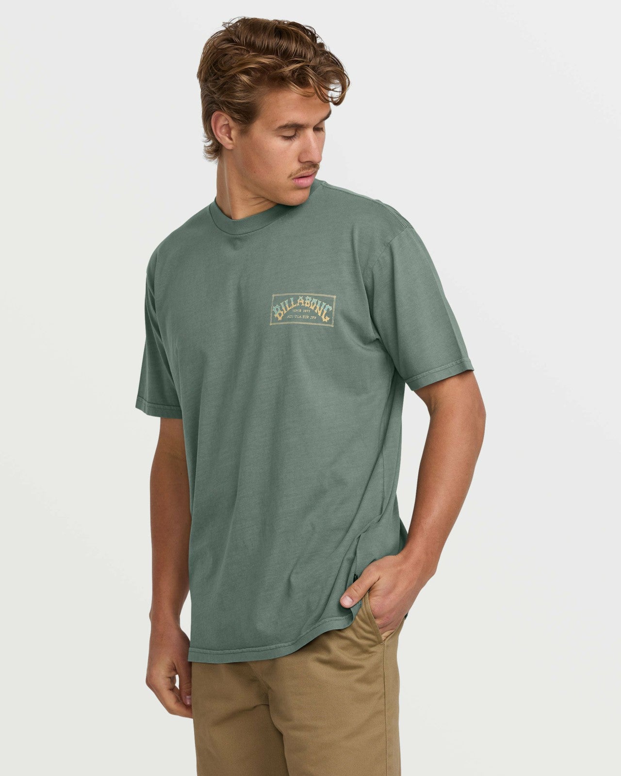 Original Arch Premium Wave Wash Tee | Dark Slate Billabong