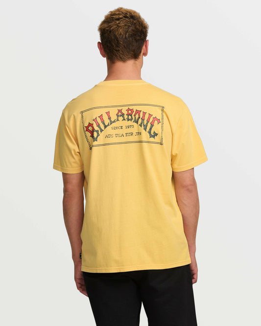 Original Arch Premium Wave Wash Tee | Vintage Gold Billabong