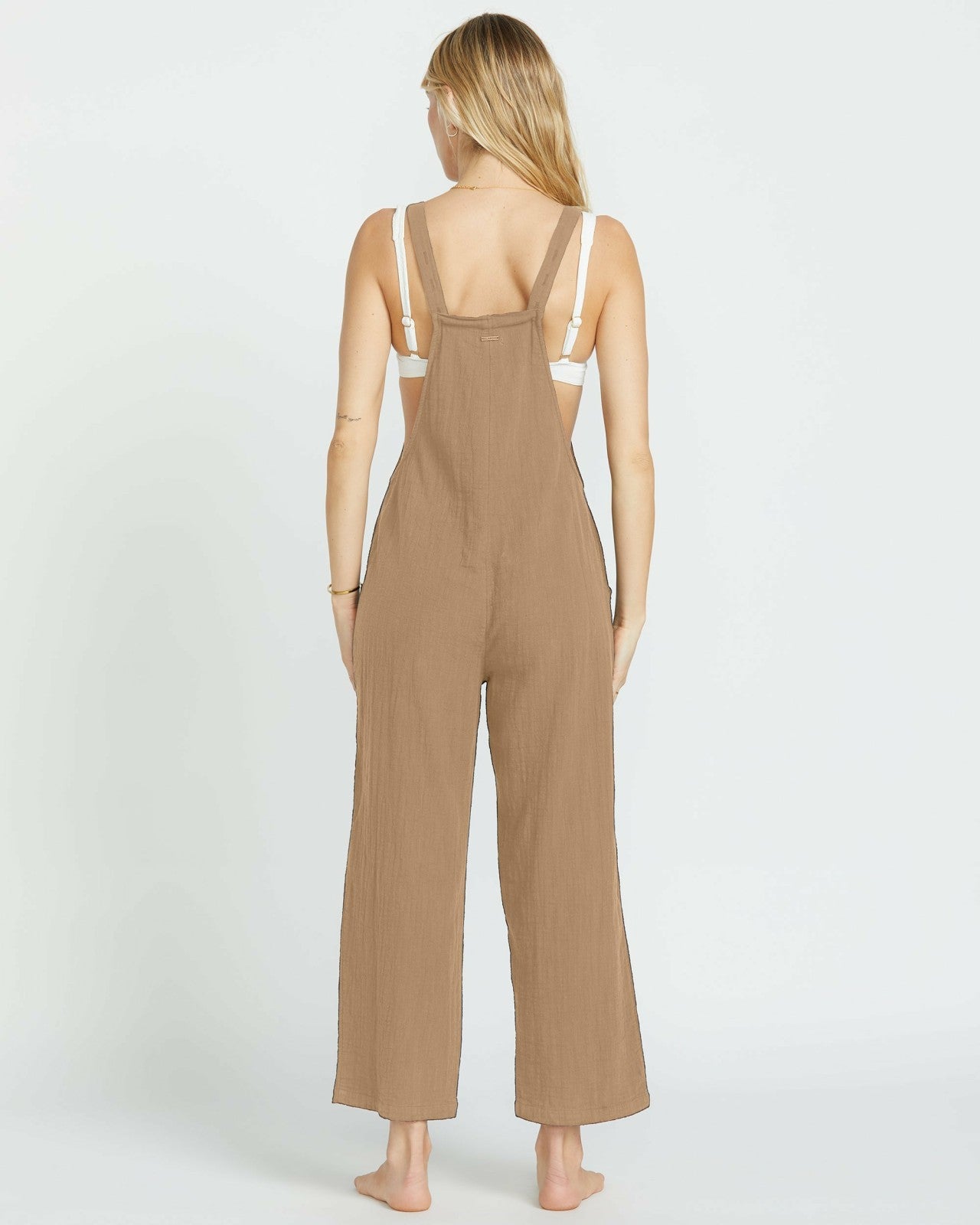 Pacific Time Jumpsuit | Khaki Billabong