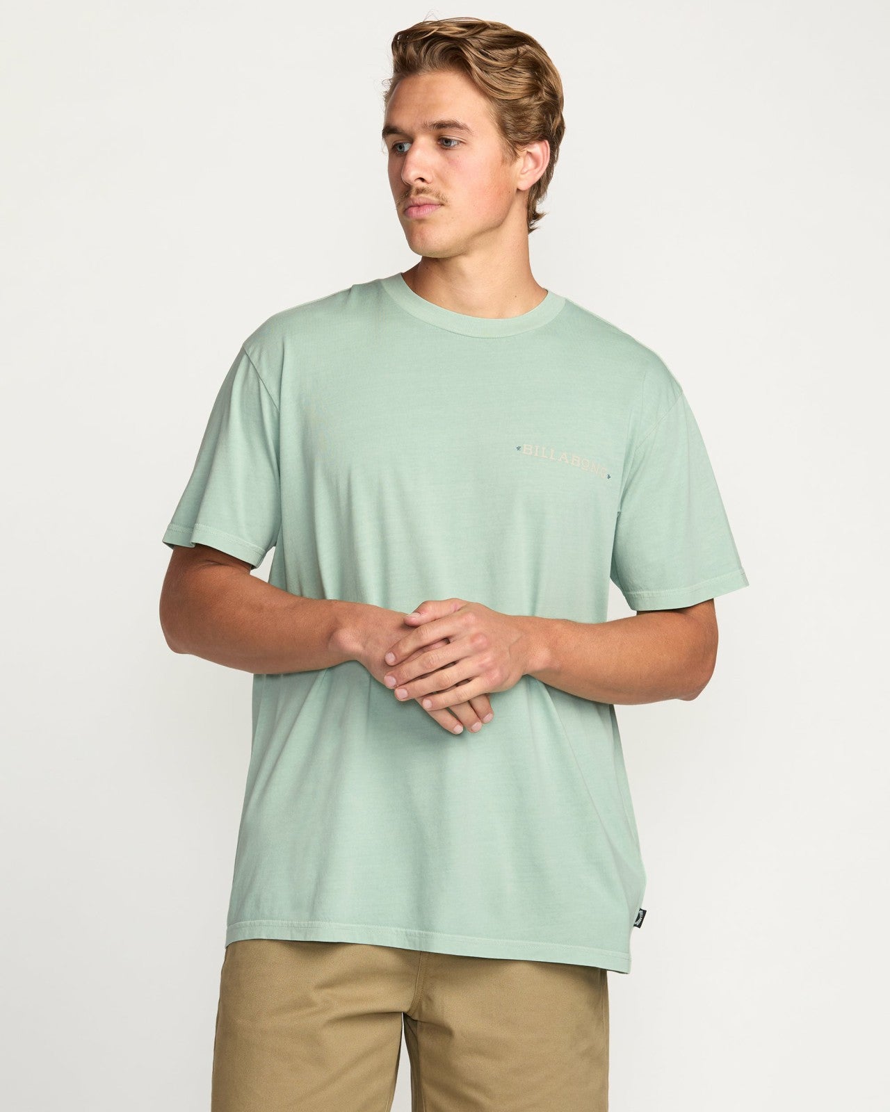 Paise Haze Premium Wave Wash Tee | Mist Green Billabong