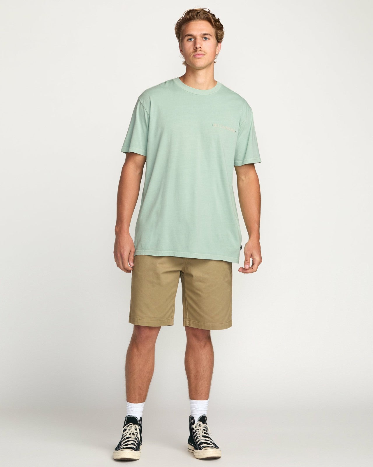 Paise Haze Premium Wave Wash Tee | Mist Green Billabong