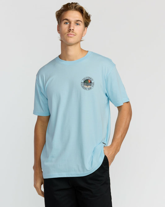 Palm Beach Ca Premium Short Sleeve T-Shirt | Coastal Blue Billabong