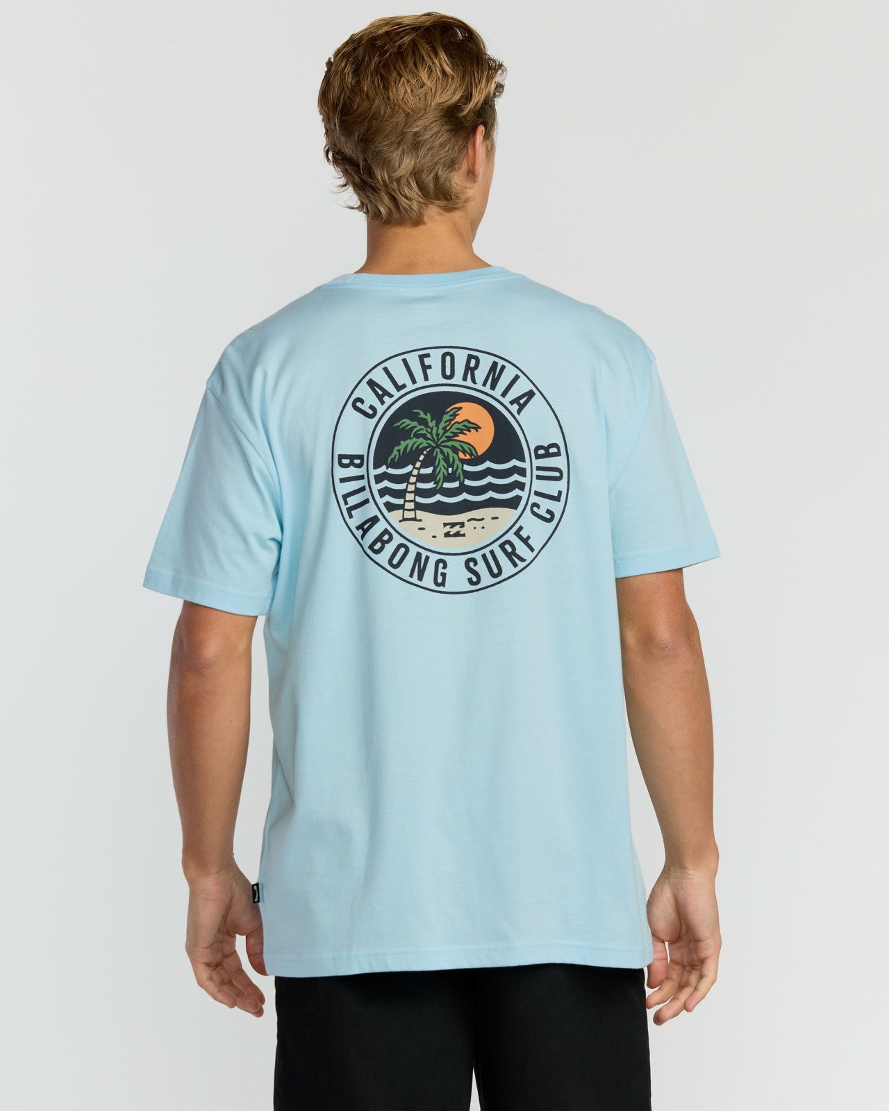Palm Beach Ca Premium Short Sleeve T-Shirt | Coastal Blue Billabong