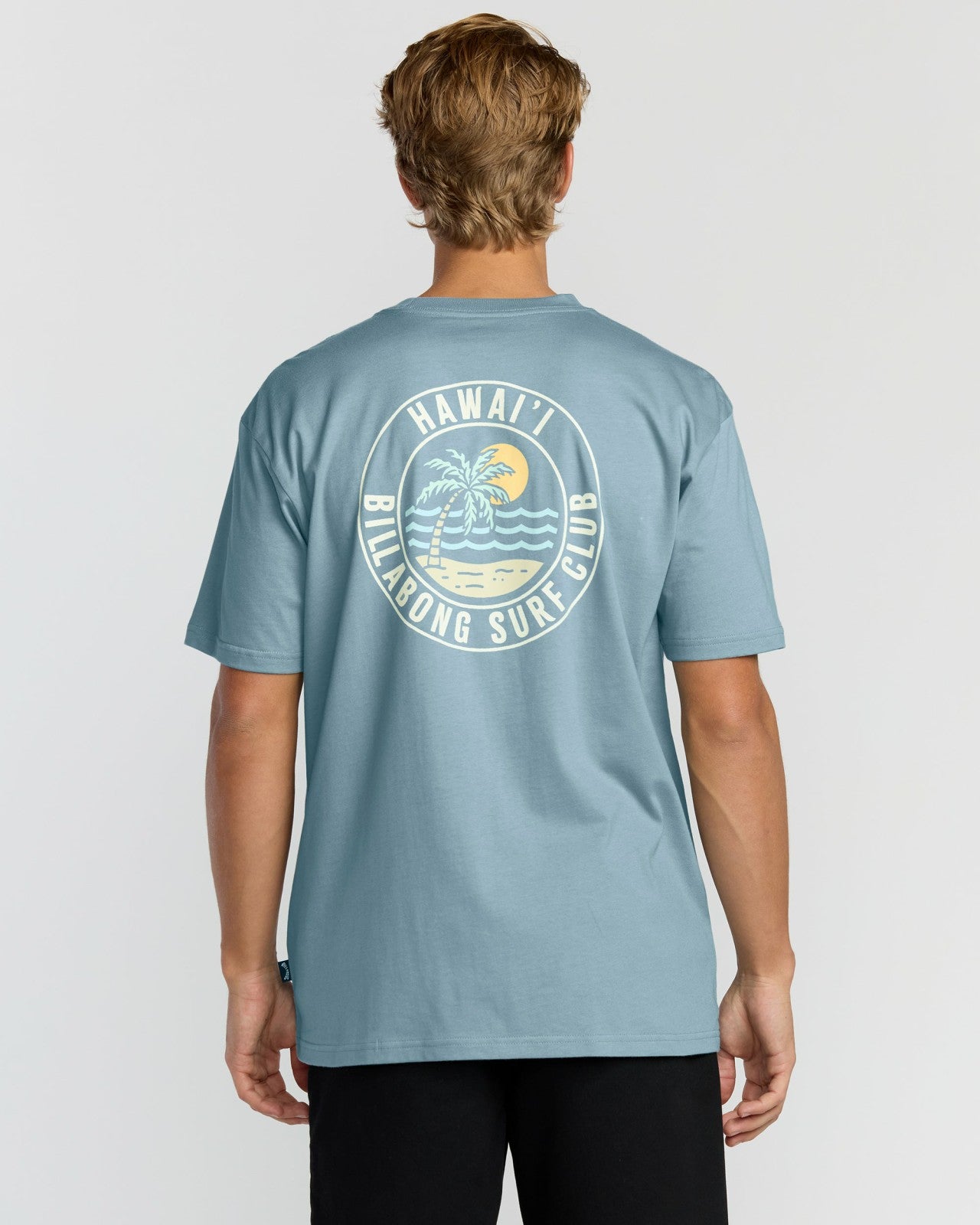 Palm Beach Hi Premium Short Sleeve T-Shirt | Washed Blue Billabong