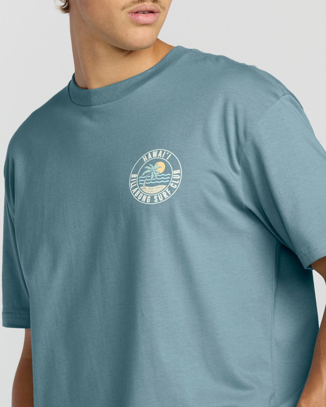 Palm Beach Hi Premium Short Sleeve T-Shirt | Washed Blue Billabong