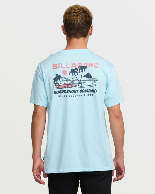 Palm Springs Premium Tee | Coastal Blue Billabong