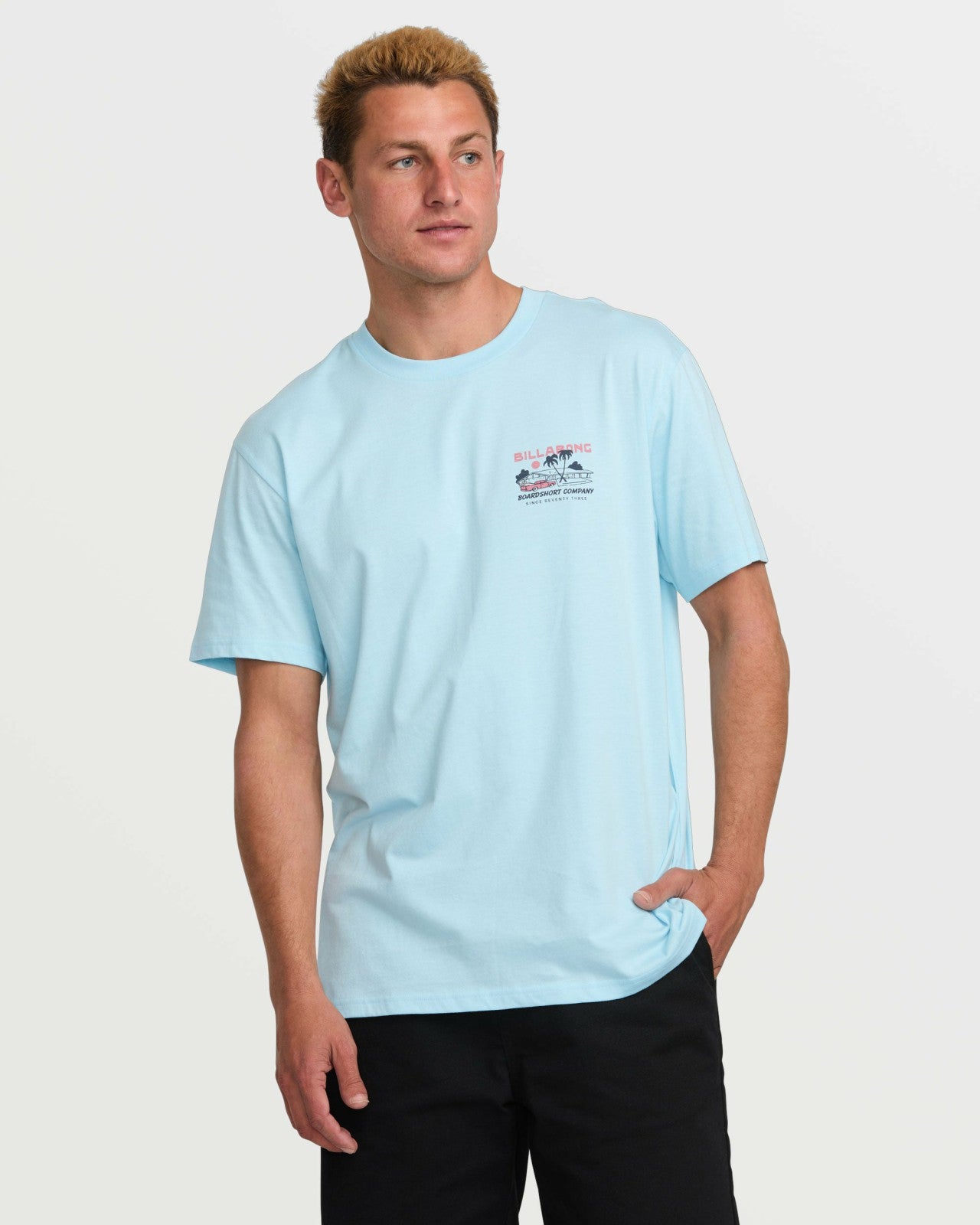 Palm Springs Premium Tee | Coastal Blue Billabong