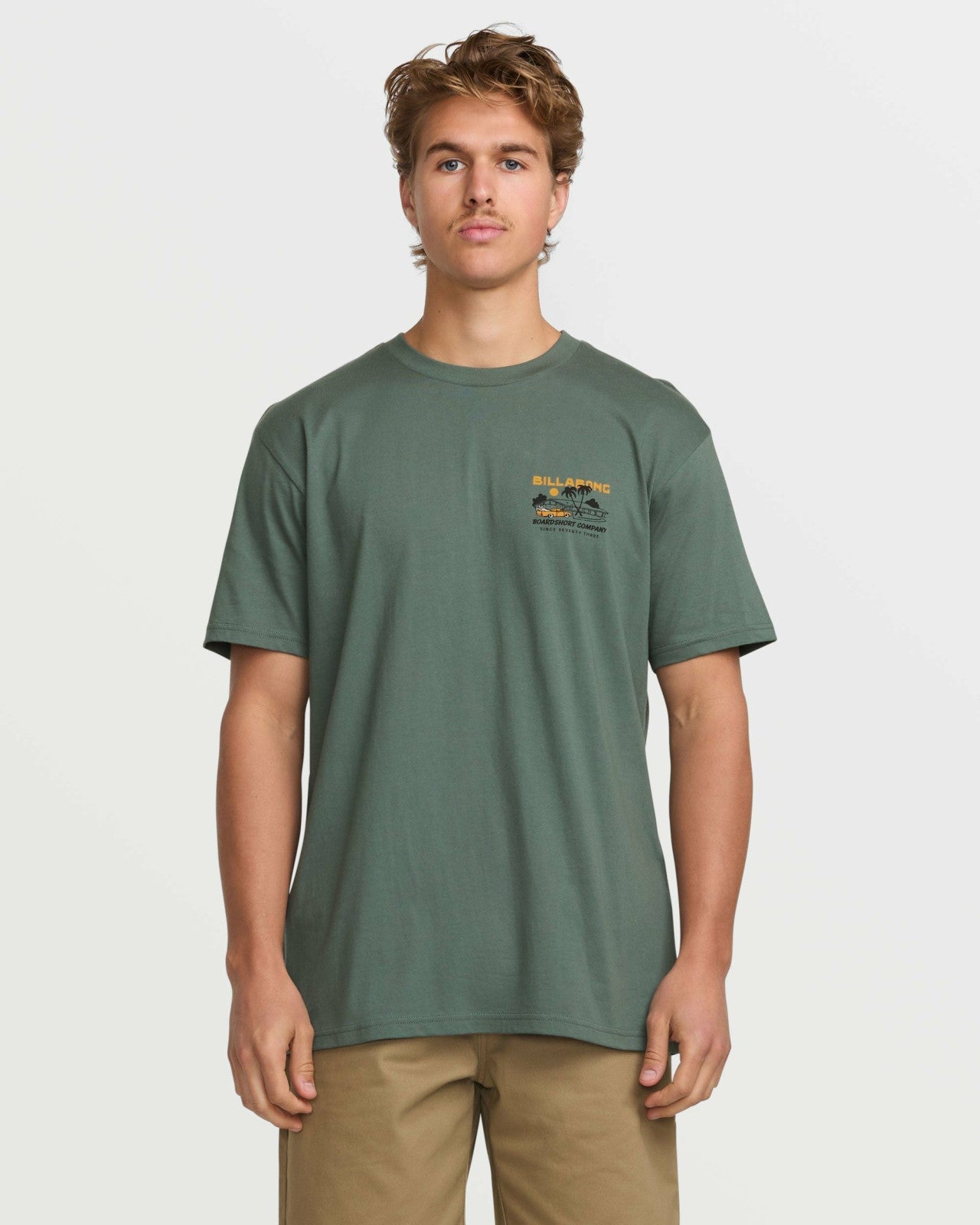 Palm Springs Premium Tee | Dark Slate Billabong