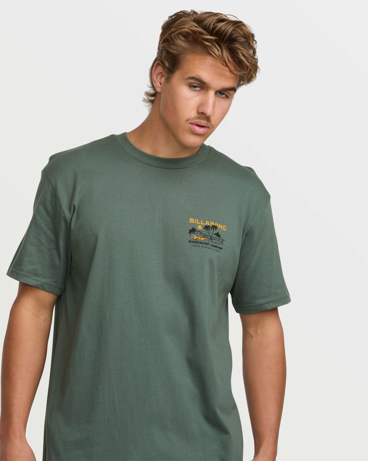 Palm Springs Premium Tee | Dark Slate Billabong
