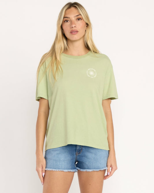 Paradise Calling Tee | Pistachio Billabong