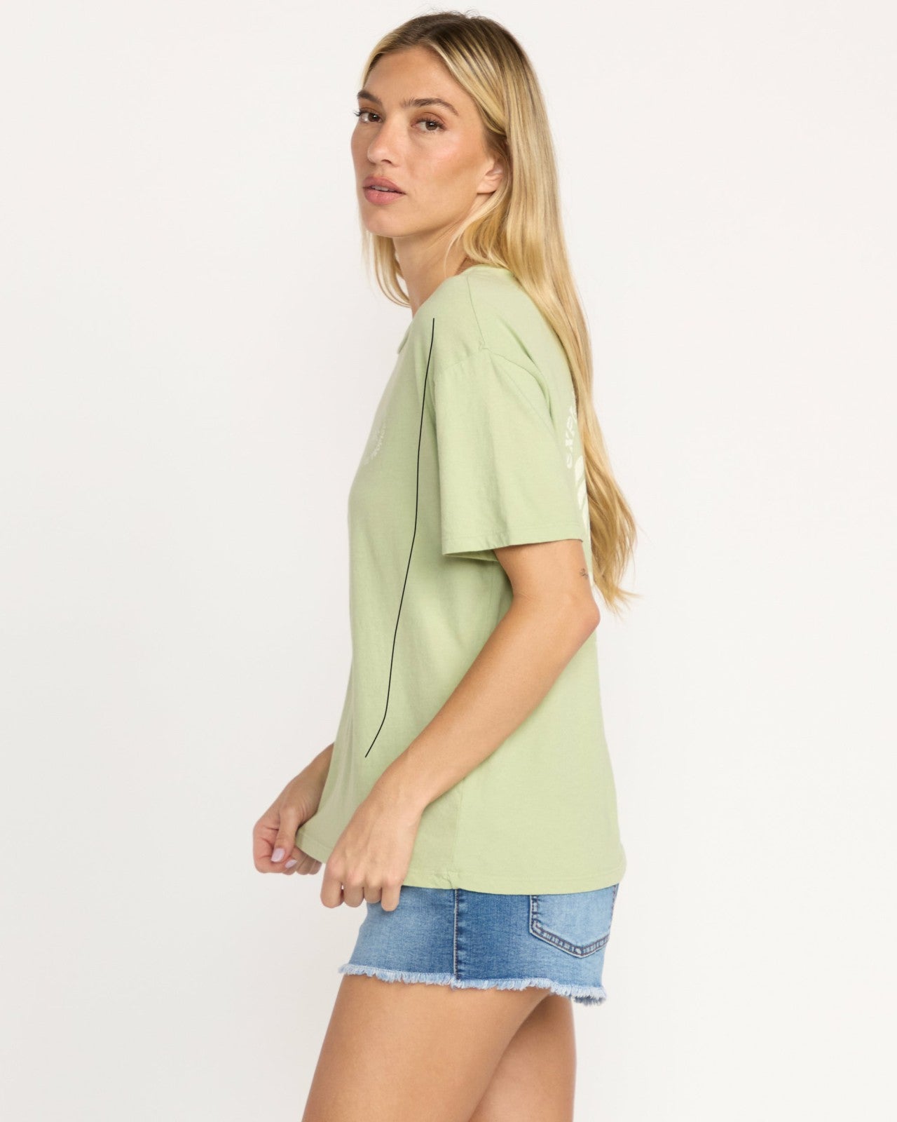 Paradise Calling Tee | Pistachio Billabong