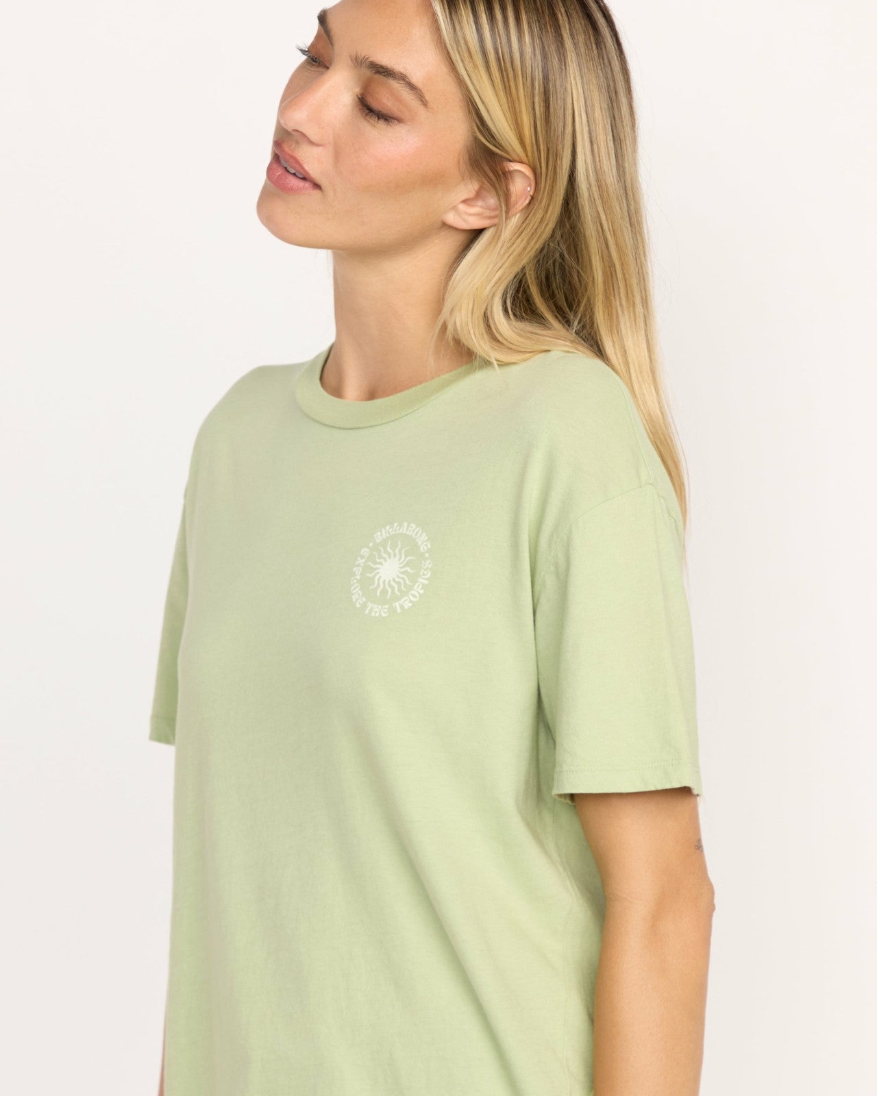 Paradise Calling Tee | Pistachio Billabong