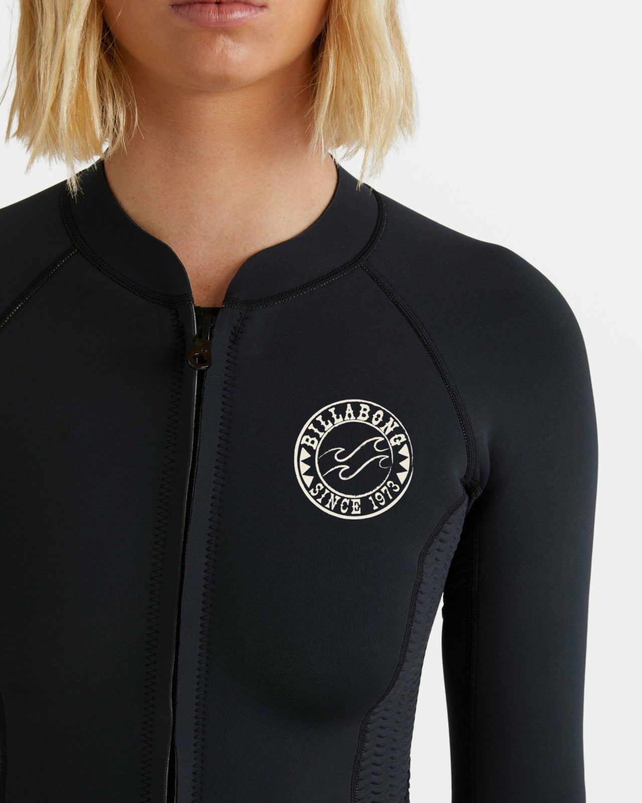 Peeky Natural Flatlock Jacket | Black Billabong